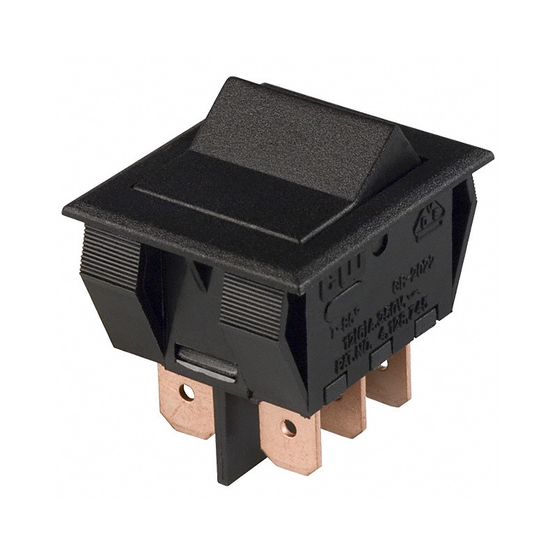 1 pcs : GR-2022-1600 - SWITCH ROCKER DPDT 16A 125V
