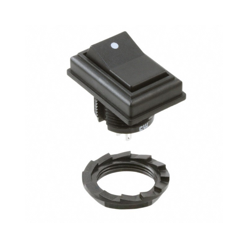 1 pcs : GRB049A05BB1 - SWITCH ROCKER SPST 10A 125V