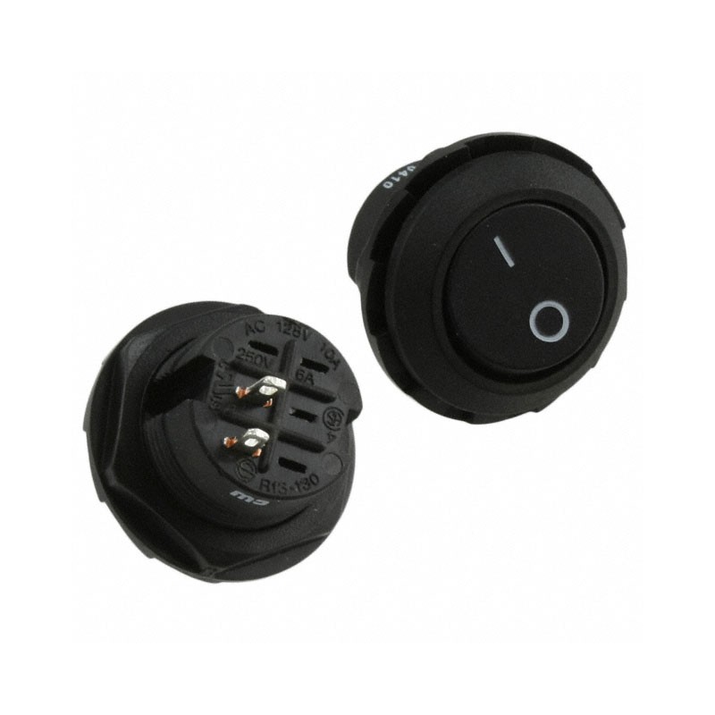 1 pcs : GRB130A05BB2 - SWITCH ROCKER SPST 10A 125V