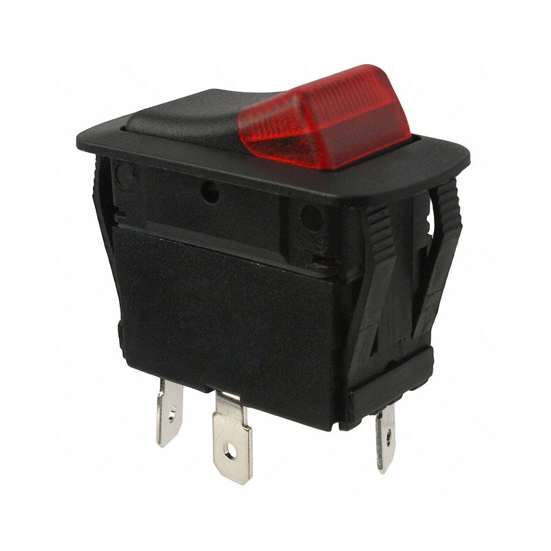 1 pcs : GRB260A401BBRN1 - SWITCH ROCKER SPST 20A 12V