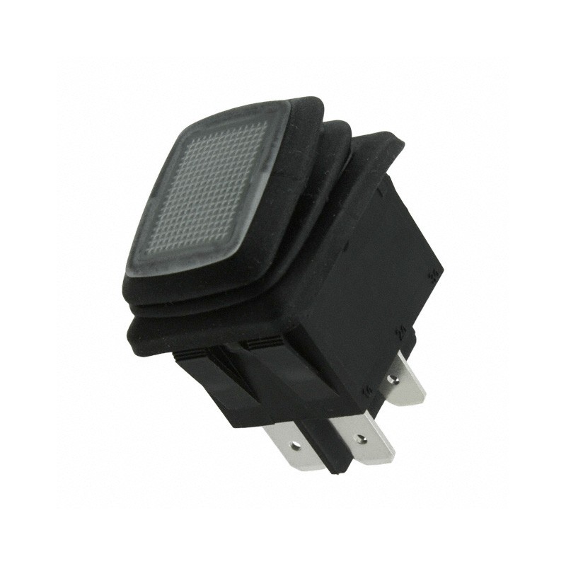 1 pcs : GRB285A8L101GR4 - SWITCH ROCKER DPST 20A 125V