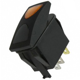 1 pcs : GRB292A201BBNA2 - SWITCH ROCKER SPST 10A 24V