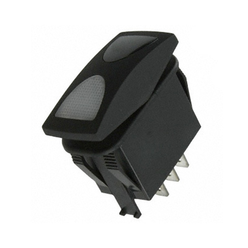 1 pcs : GRB292D201BBWN1 - SWITCH ROCKER SPDT 21A 14V