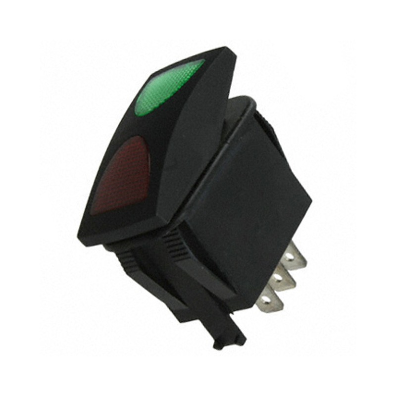 1 pcs : GRB292D301BBRG1 - SWITCH ROCKER SPDT 21A 14V