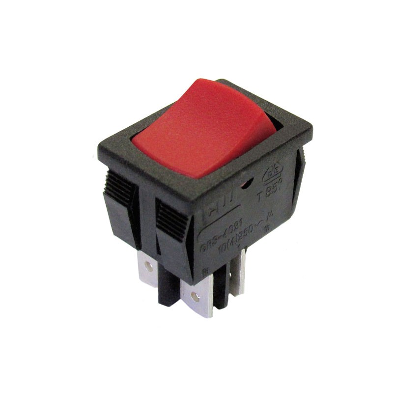 1 pcs : GRS-4021-0026 - SWITCH ROCKER DPST 16A 125V