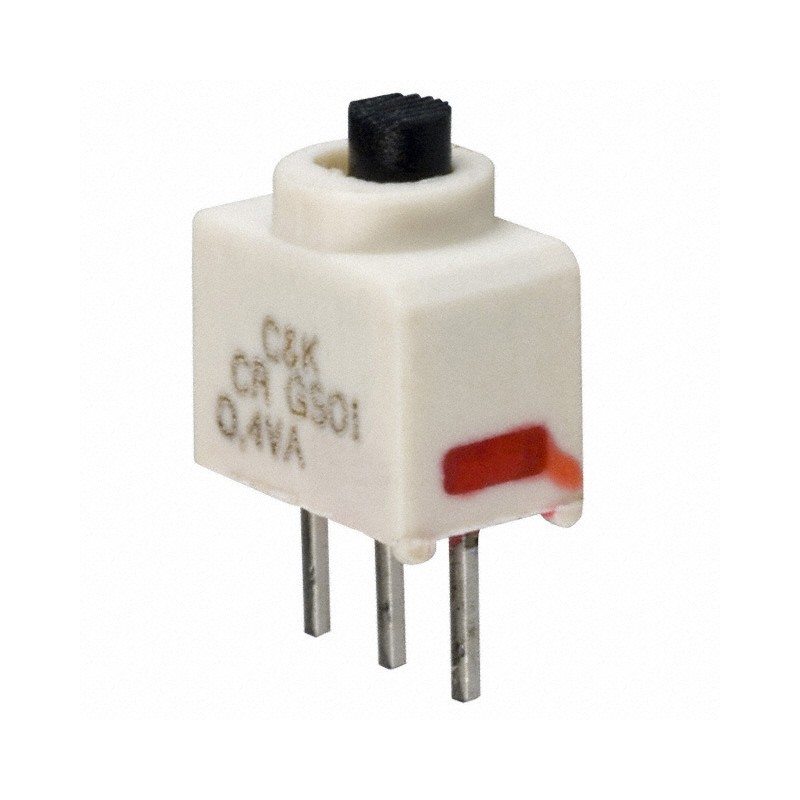1 pcs : GS01MCBE - SWITCH SLIDE SPDT 0.4VA 20V