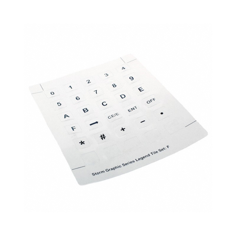 1 pcs : GSF0T203 - KEY LEGEND SET F 0-9,+,-, 25PC