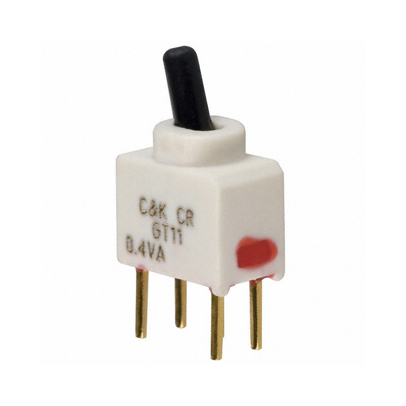 1 pcs : GT11MV3BE - SWITCH TOGGLE SPDT 0.4VA 20V
