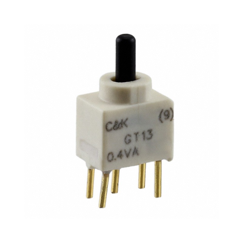 1 pcs : GT13MCBE - SWITCH TOGGLE SPDT 0.4VA 20V