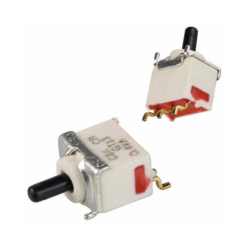 1 pcs : GT13MSABE - SWITCH TOGGLE SPDT 0.4VA 20V