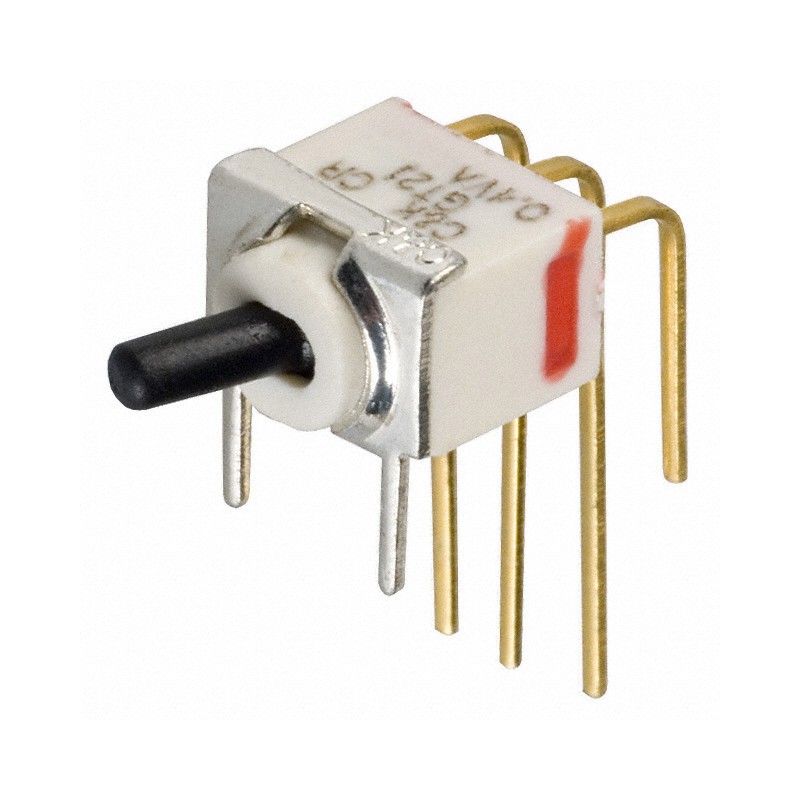 1 pcs : GT21MABE - SWITCH TOGGLE DPDT 0.4VA 20V