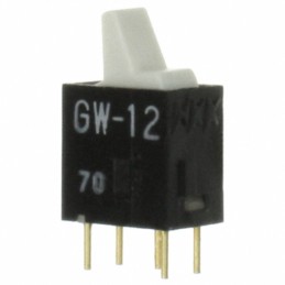 1 pcs : GW12LBP - SWITCH ROCKER SPDT 0.4VA 28V