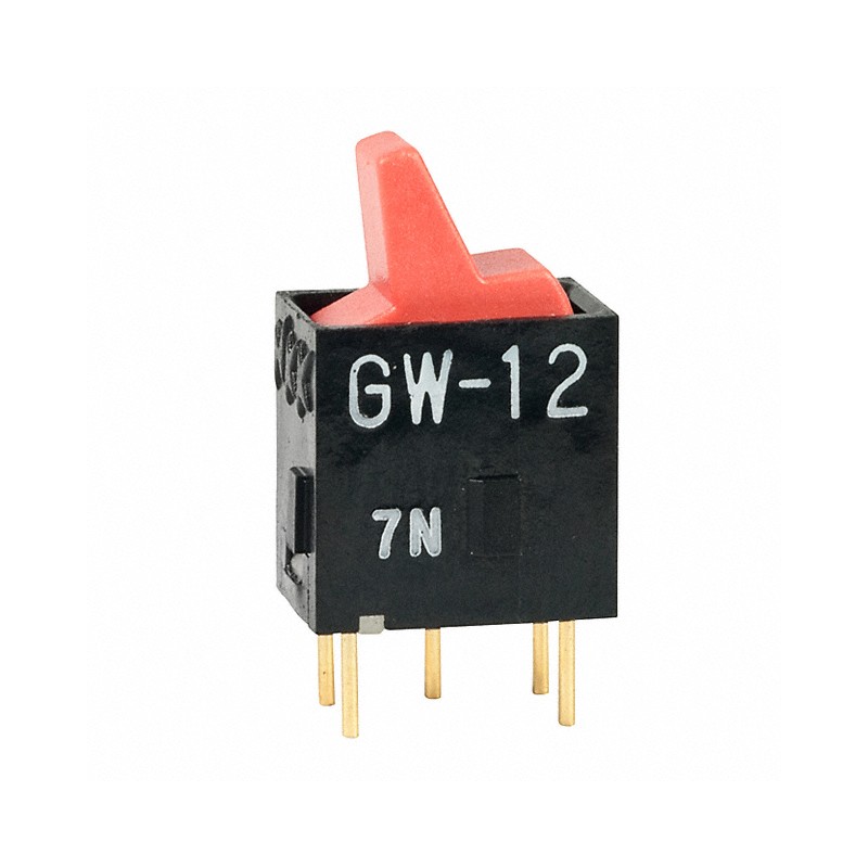 1 pcs : GW12LCP - SWITCH ROCKER SPDT 0.4VA 28V