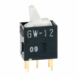 1 pcs : GW12LHP - SWITCH ROCKER SPDT 0.4VA 28V