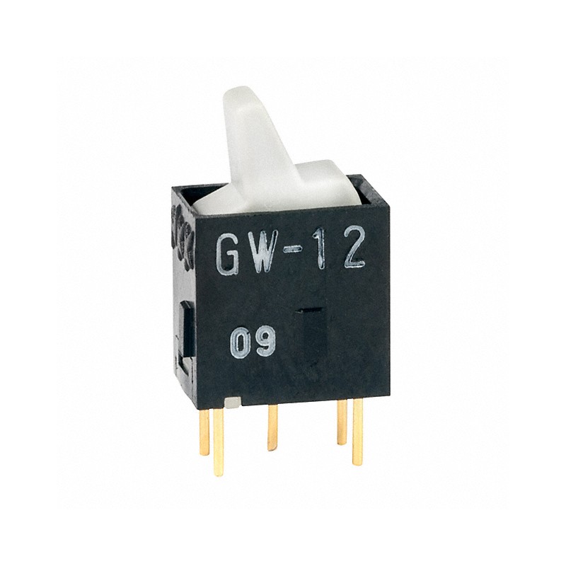 1 pcs : GW12LHP - SWITCH ROCKER SPDT 0.4VA 28V