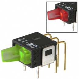 1 pcs : GW12LJHCF - SWITCH ROCKER SPDT 0.4VA 28V