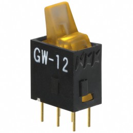 1 pcs : GW12LJPD - SWITCH ROCKER SPDT 0.4VA 28V
