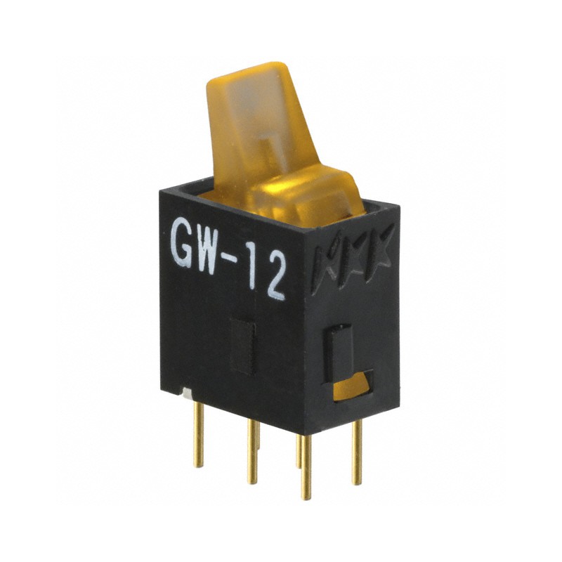 1 pcs : GW12LJPD - SWITCH ROCKER SPDT 0.4VA 28V
