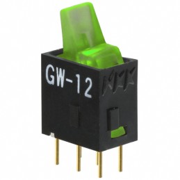 1 pcs : GW12LJPF - SWITCH ROCKER SPDT 0.4VA 28V