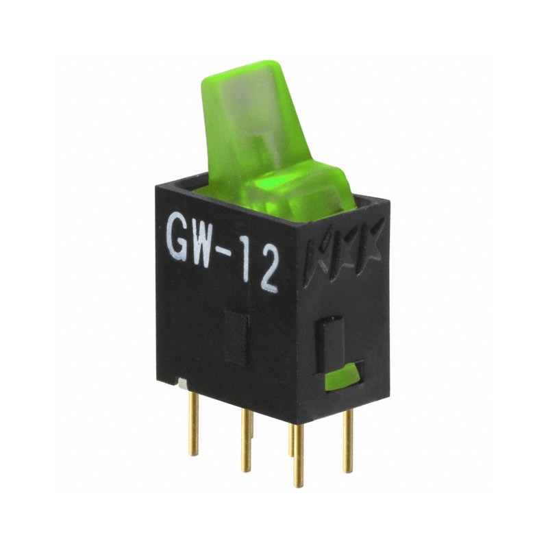 1 pcs : GW12LJPF - SWITCH ROCKER SPDT 0.4VA 28V