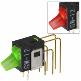 1 pcs : GW12LJVCF - SWITCH ROCKER SPDT 0.4VA 28V