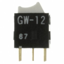 1 pcs : GW12RBP - SWITCH ROCKER SPDT 0.4VA 28V