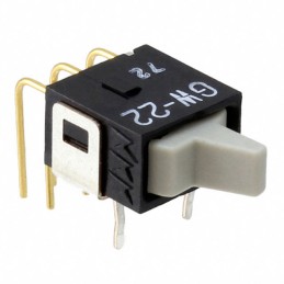 1 pcs : GW22LHH - SWITCH ROCKER DPDT 0.4VA 28V
