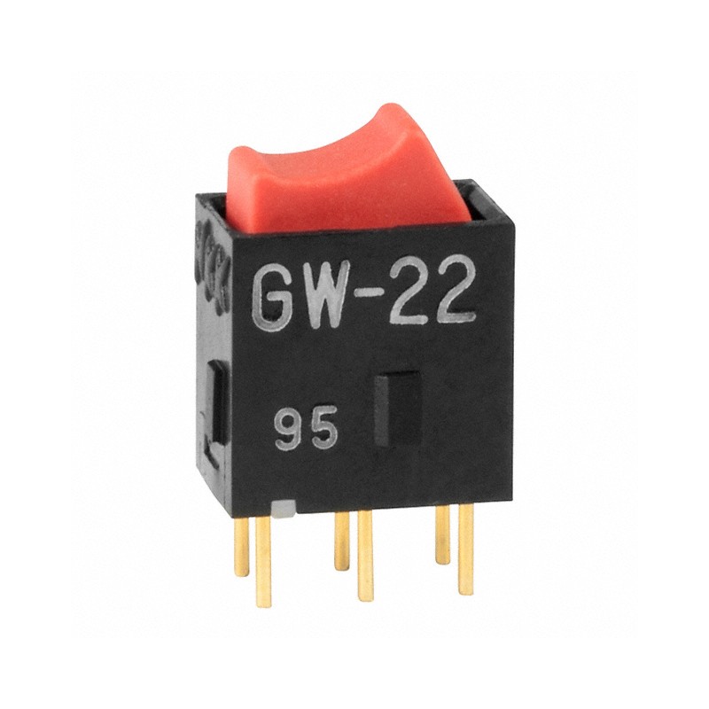 1 pcs : GW22RCP - SWITCH ROCKER DPDT 0.4VA 28V