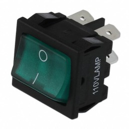 1 pcs : H8653VBBG2577W - SWITCH ROCKER DPST 6A 277V