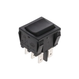 1 pcs : H8670VBBB - SWITCH ROCKER DPDT 15A 277V