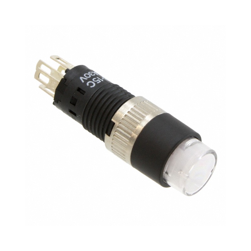 1 pcs : HB15CKW01-5C-JB - SWITCH PUSH SPDT 0.1A 30V