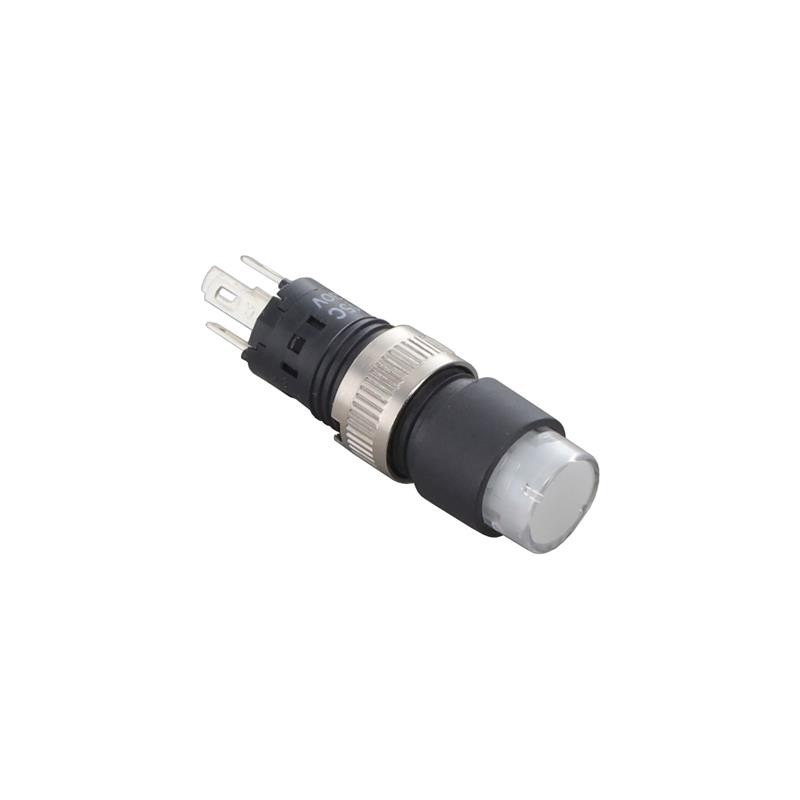 1 pcs : HB15CKW01-5D-JB - SWITCH PUSH SPDT 0.1A 30V