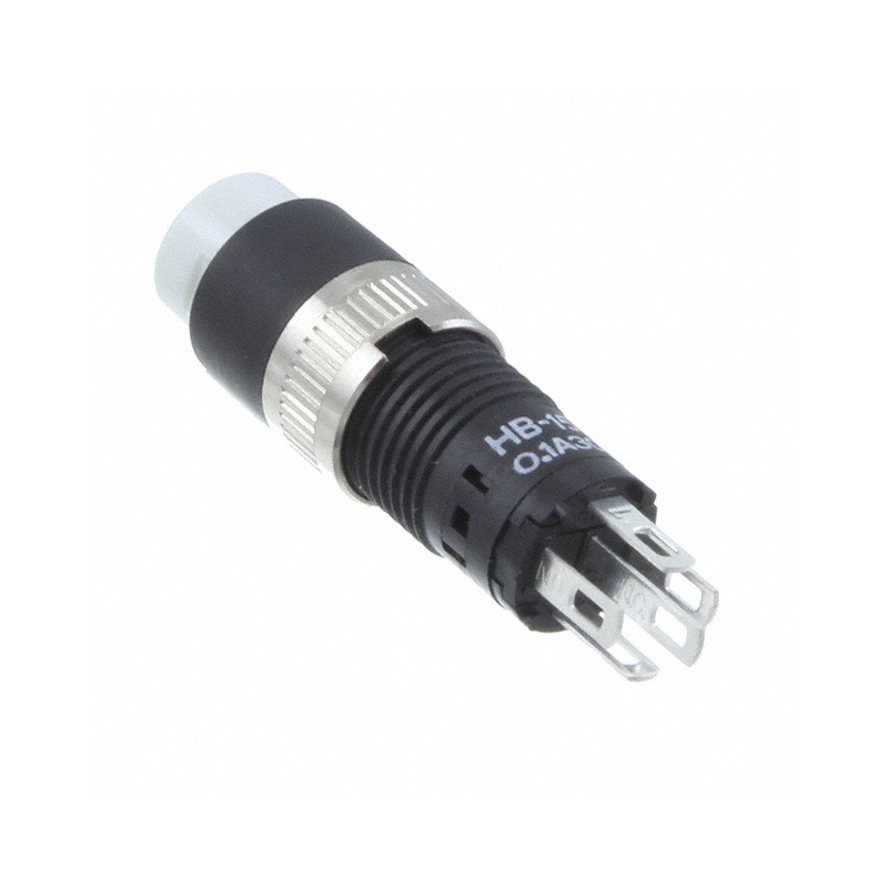 1 pcs : HB15CKW01-B - SWITCH PUSH SPDT 0.1A 30V