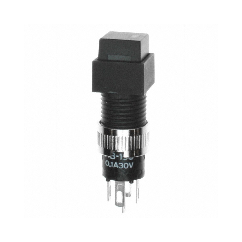 1 pcs : HB15SKW01-5C-AB - SWITCH PUSH SPDT 0.1A 30V