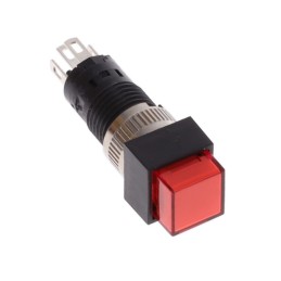 1 pcs : HB15SKW01-5C-CB - SWITCH PUSH SPDT 0.1A 30V