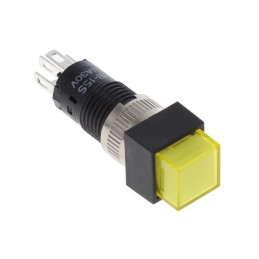 1 pcs : HB15SKW01-5D-DB - SWITCH PUSH SPDT 0.1A 30V