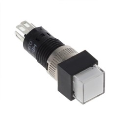 1 pcs : HB15SKW01-5D-JB - SWITCH PUSH SPDT 0.1A 30V