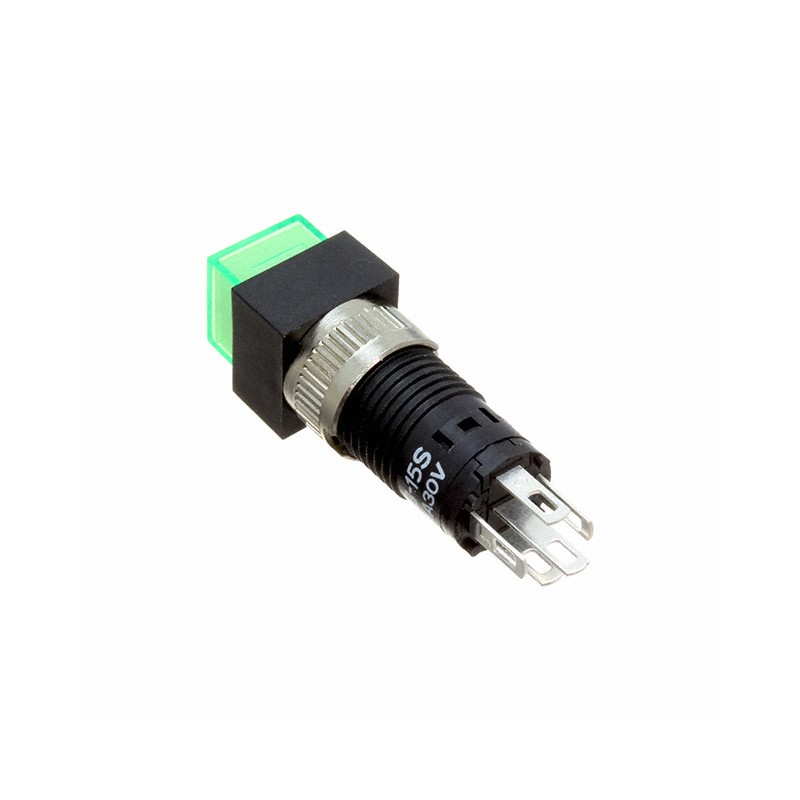 1 pcs : HB15SKW01-5F-FB - SWITCH PUSH SPDT 0.1A 30V