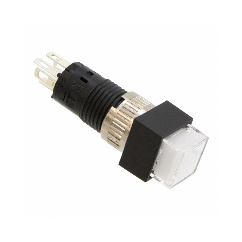 1 pcs : HB15SKW01-5F-JB - SWITCH PUSH SPDT 0.1A 30V