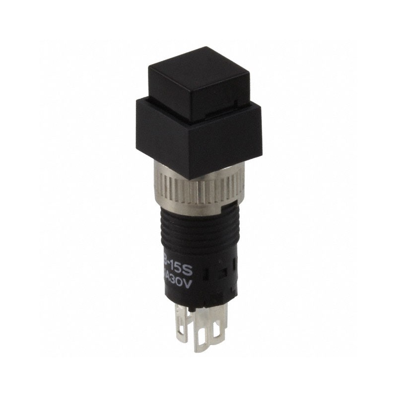 1 pcs : HB15SKW01-A - SWITCH PUSH SPDT 0.1A 30V