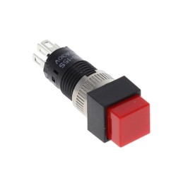 1 pcs : HB15SKW01-C - SWITCH PUSH SPDT 0.1A 30V