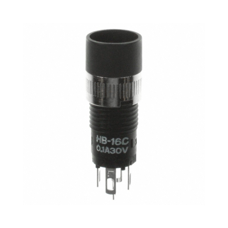 1 pcs : HB16CKW01-5D-DB - SWITCH PUSH SPDT 0.1A 30V