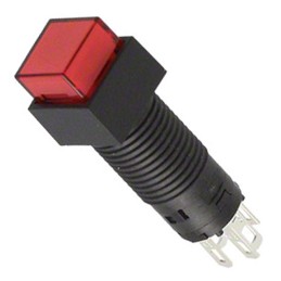 1 pcs : HB16SKW01-5C-CB - SWITCH PUSH SPDT 0.1A 30V