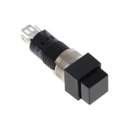 1 pcs : HB16SKW01-A - SWITCH PUSH SPDT 0.1A 30V