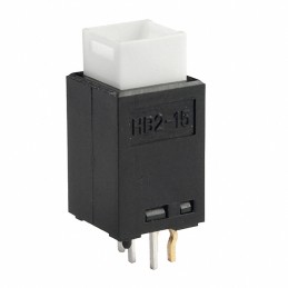 1 pcs : HB215SKG03CE - SWITCH PUSH SPST-NO 0.4VA 28V