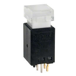 1 pcs : HB215SKG03CE-JB - SWITCH PUSH SPST-NO 0.4VA 28V