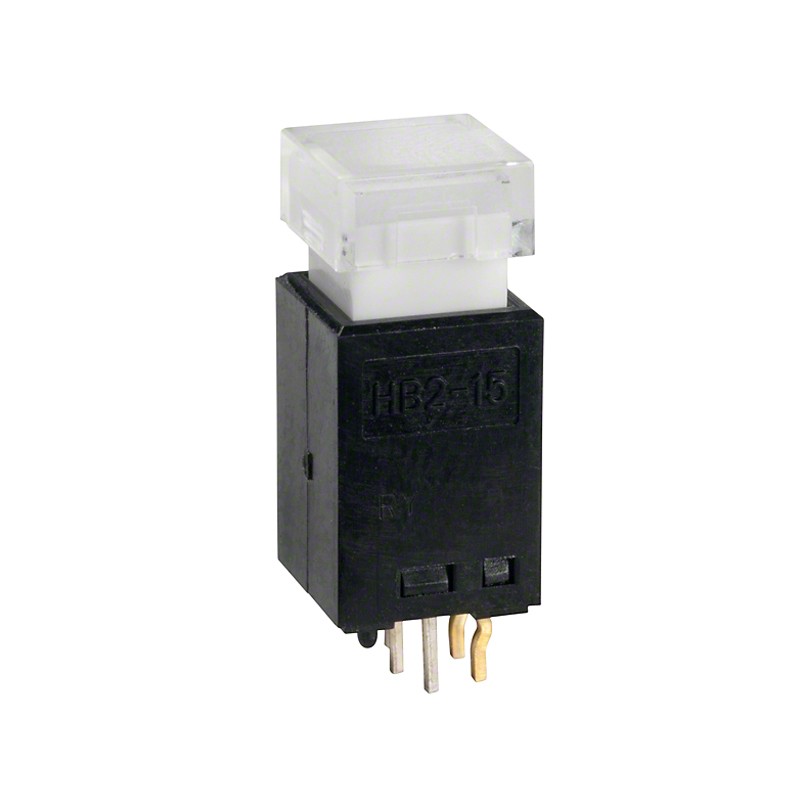 1 pcs : HB215SKG03CE-JB - SWITCH PUSH SPST-NO 0.4VA 28V