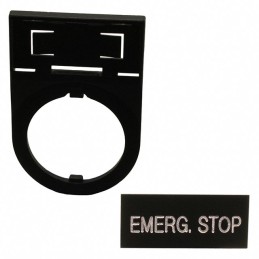 1 pcs : HWAM-104 - 22MM EMERG.STOP NAMEPLATE