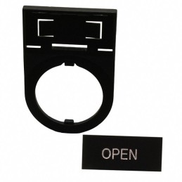 1 pcs : HWAM-116 - 22MM OPEN NAMEPLATE