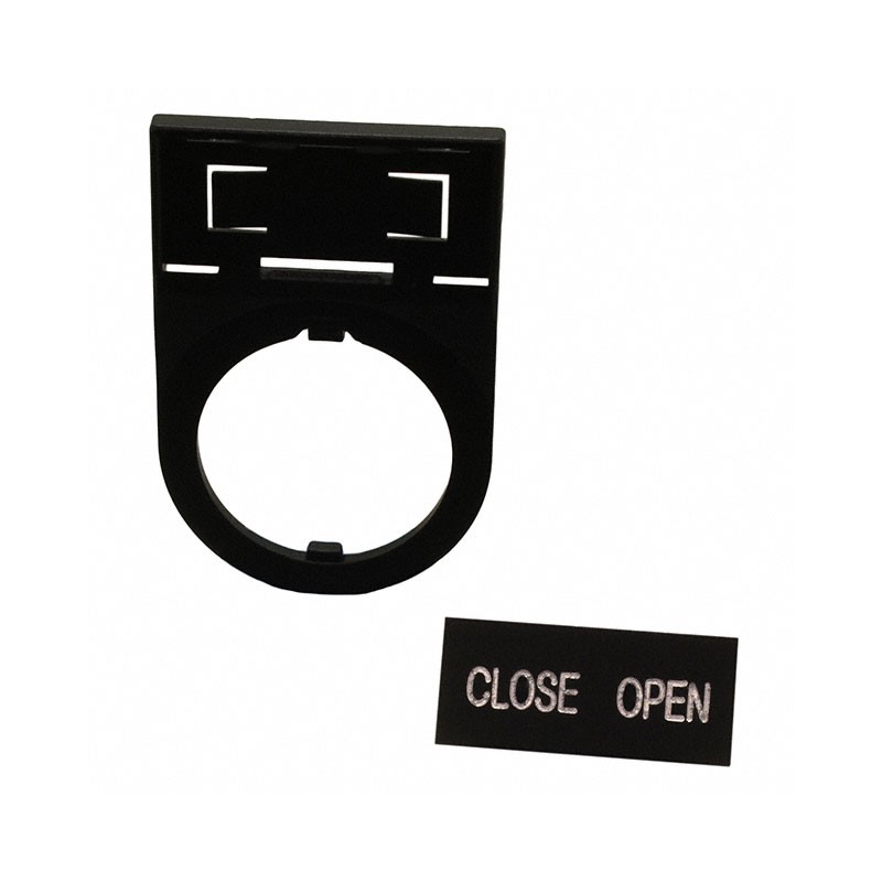 1 pcs : HWAM-202 - 22MM CLOSE-OPEN NAMEPLATE